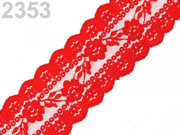 Silonová krajka / vsadka šíře 75 mm