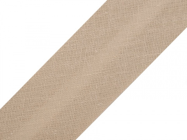 Šikmý proužek bavlněný šíře 30 mm zažehlený