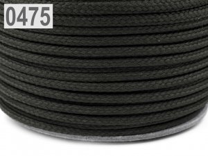 Oděvní šňůra PES Ø4 mm ČESKÝ VÝROBEK