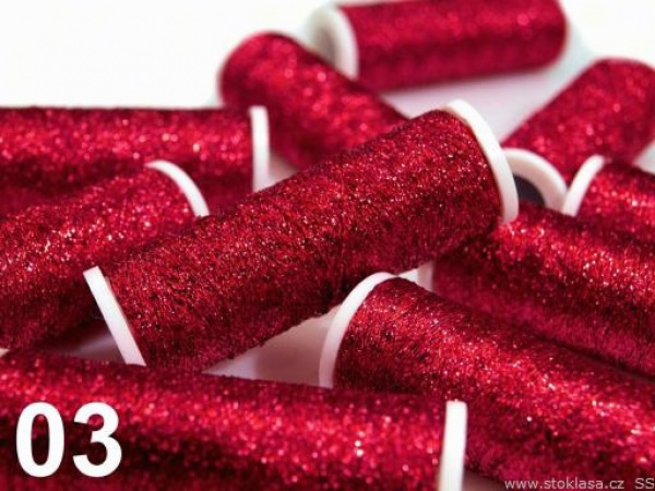 Nitě vyšívací 60 m Metalux