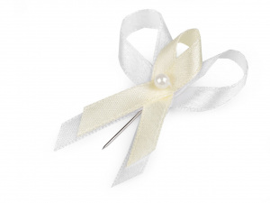 Svatební mašličky / voničky šíře 35 mm saténové