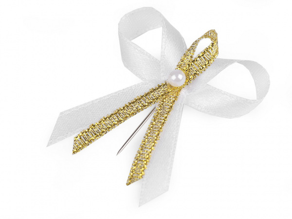 Svatební mašličky / voničky šíře 35 mm saténové