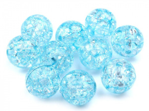 Plastové korálky kraklované Ø12 mm