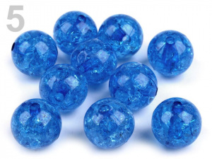 Plastové korálky kraklované Ø12 mm
