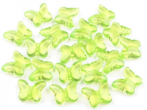 Plastové korálky motýl 15x18 mm