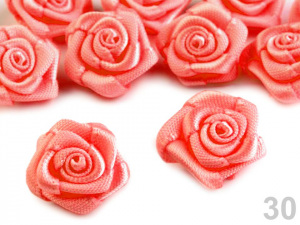 Saténová růže Ø15 mm