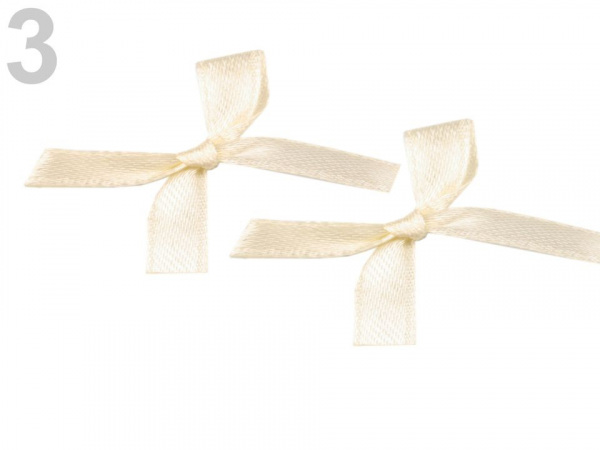 Svatební mašličky / kotilion šíře 30-50 mm saténové