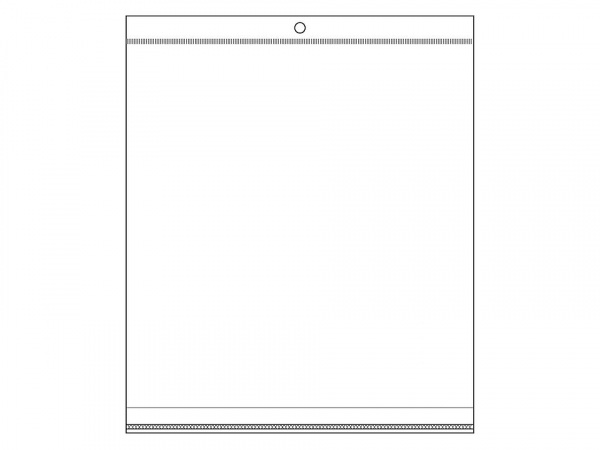 PP sáček s lepicí klopou a závěsem 20x24 cm