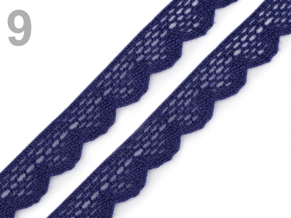 Bavlněná krajka paličkovaná šíře 15 mm