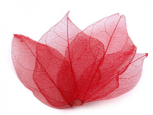 Síťovaný list dekorační 100 ks přírodní