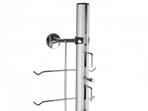 Stojan na brýle kovový na 16 ks brýlí, se zámkem