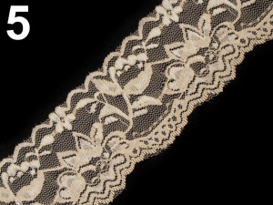 Elastická krajka šíře 55 mm 2. jakost