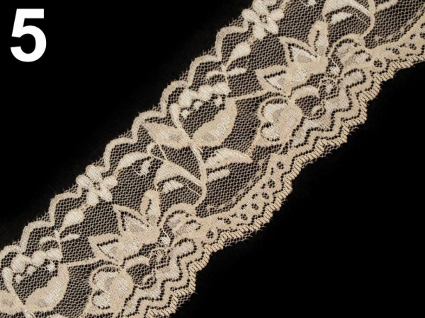 Elastická krajka šíře 55 mm 2. jakost