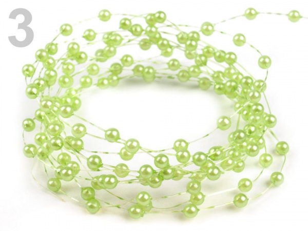 Perličky na silonu Ø2-3 mm