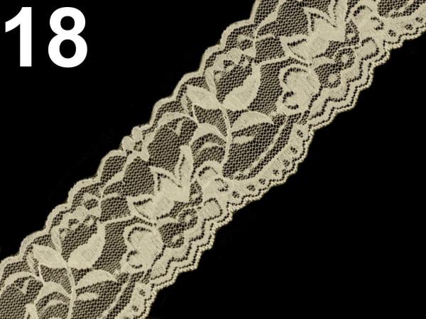 Elastická krajka šíře 55 mm 2. jakost