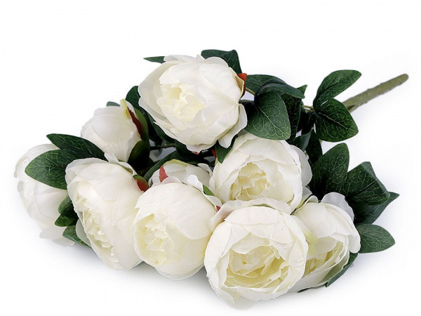 Umělá kytice pivoňka