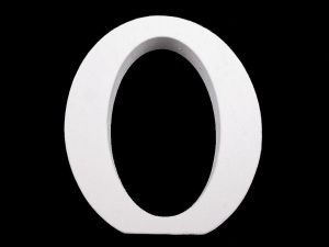 Dřevěná dekorace písmena abecedy