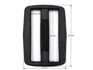 Průvlek šíře 15; 20; 25 mm