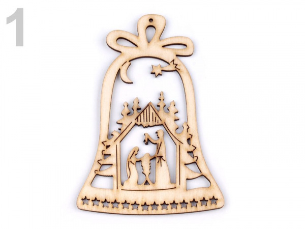 Dřevěné vánoční ozdoby