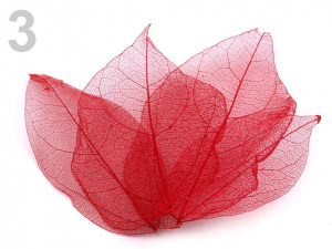 Síťovaný list dekorační 100 ks přírodní