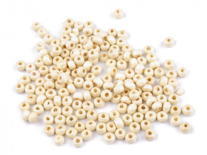 Dřevěné korálky Ø5 mm 2. jakost