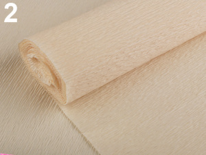 Krepový papír 0,5x2,5 m velká gramáž