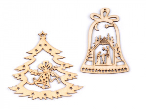 Dřevěné vánoční ozdoby