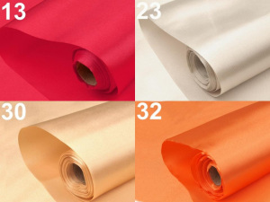 Satén jednostranný šíře 36 - 37 cm