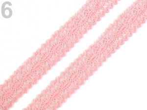 Krajka / vsadka paličkovaná šíře 23 mm