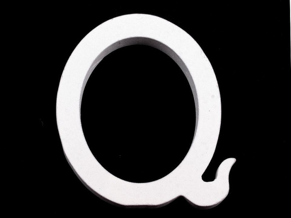 Dřevěná dekorace písmena abecedy