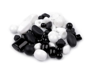 Skleněné korálky ramš mačkanice