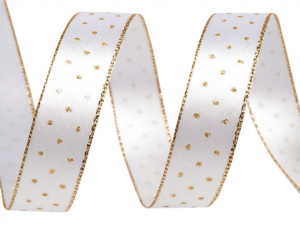 Stuha s lurexem šíře 15 mm