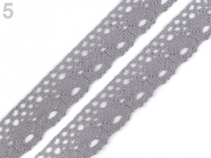 Bavlněná krajka paličkovaná šíře 35 mm