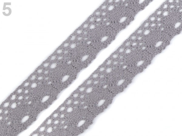 Bavlněná krajka paličkovaná šíře 35 mm