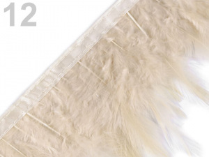 Prýmek - kohoutí peří 8-12 cm