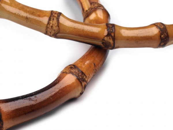 Bambusová ucha na tašky Ø15 cm