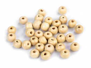 Dřevěné korálky Ø8-9 mm