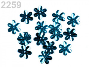 Flitry Ø15 mm květy lesklé