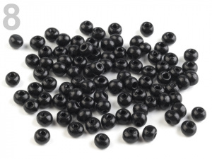 Dřevěné korálky Ø5 mm 2. jakost