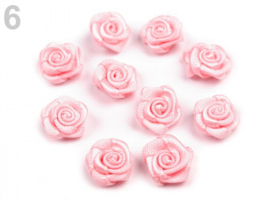 Saténová růže Ø10 mm