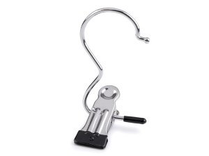 Háček kovový na zboží s klipem