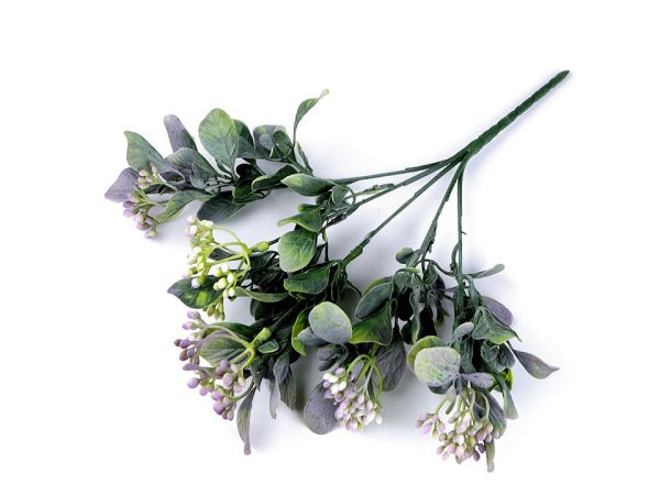 Umělá větvička s bobulemi