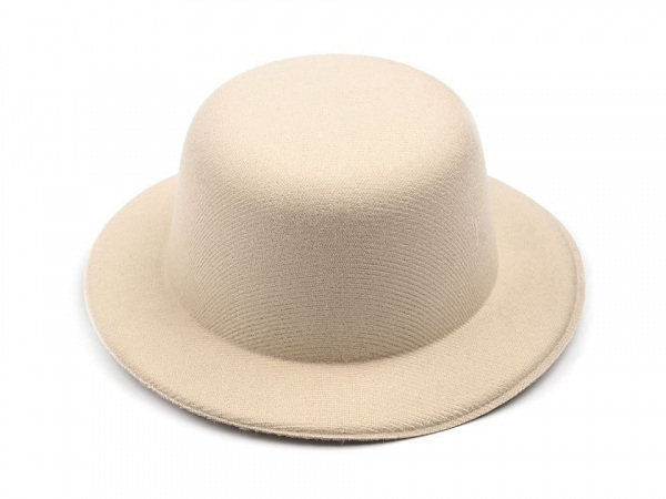 Mini klobouček /  fascinátor k dozdobení Ø13,5 cm