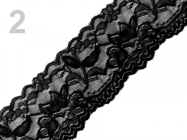 Elastická krajka šíře 55 mm 2. jakost