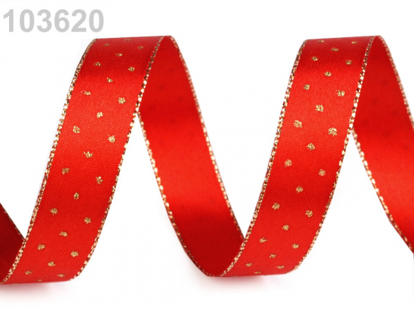 Stuha s lurexem šíře 15 mm