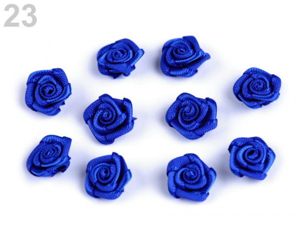 Saténová růže Ø10 mm