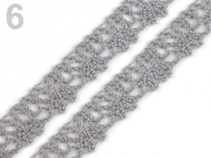 Bavlněná krajka paličkovaná šíře 15 mm