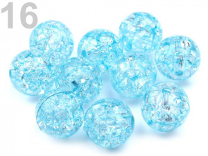 Plastové korálky kraklované Ø12 mm