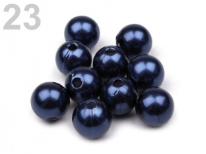 Plastové voskové korálky / perly Glance Ø10 mm