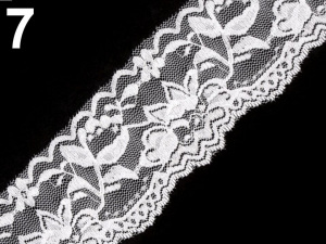 Elastická krajka šíře 55 mm 2. jakost